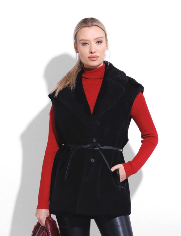 Γιλέκο Μουτόν Reversible FAUX