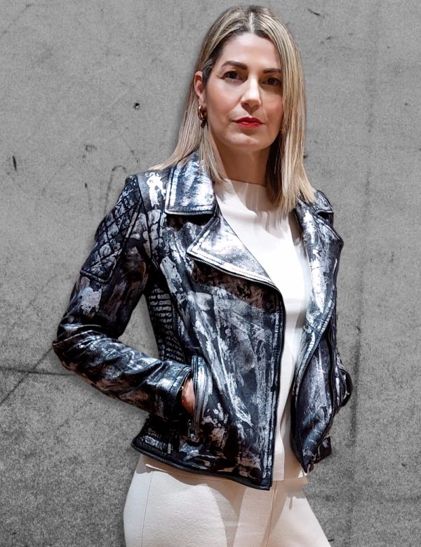 Biker Γυναικείο Δερμάτινο