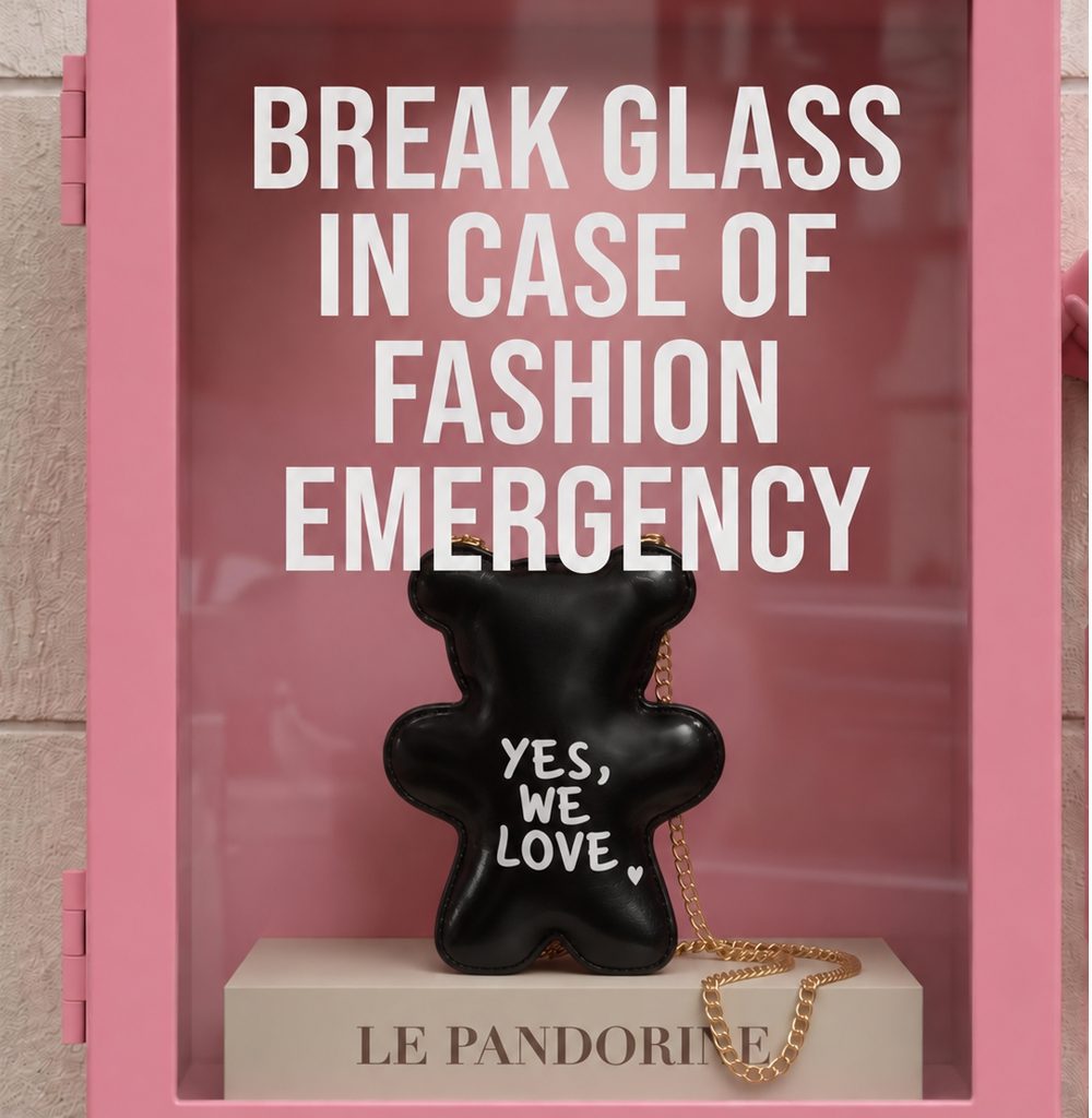Le Pandorine_Black bear VITRINE
