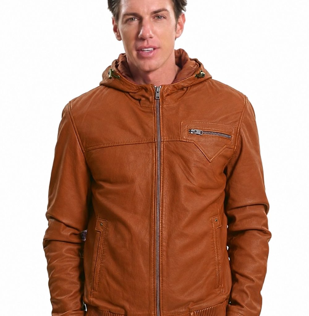 Ανδρικό δερμάτιο με όρθιο γιακά _ Men Leather_ GP9215_1