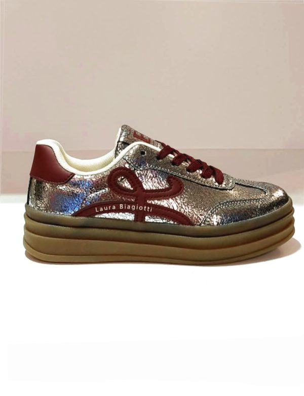 Γυναικεία sneakers ασημί - Laura Biagiotti