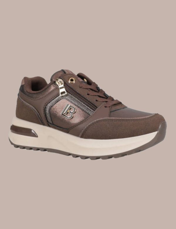 Γυναικεία sneakers σε καφέ - Laura Biagiotti